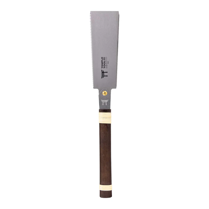 Fierăstrău japonez profesional cu două muchii Ryoba TEMPLE TOOL - 180 mm (Crosscut & Rip Cut)