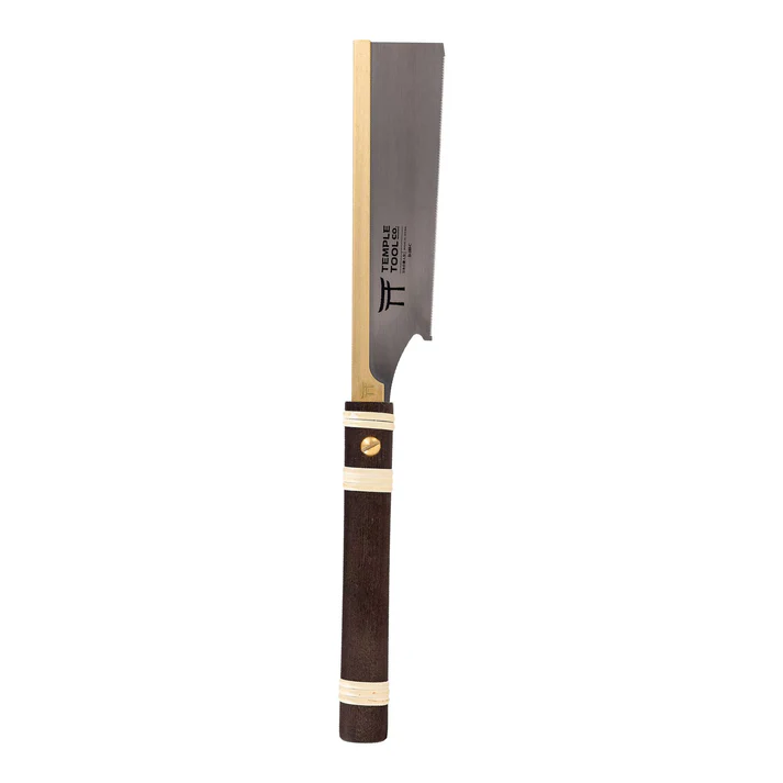 Fierăstrău japonez profesional pentru tăieri transversale foarte fine Dozuki TEMPLE TOOL – 180 mm (Crosscut)